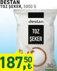 DESTAN TOZ ŞEKER 5000 G DESTAN TOZ ŞEKER 5000 G